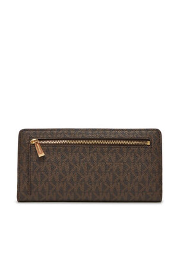 MICHAEL Michael Kors Duży Portfel Damski Bryant 32S5GYTP3B Brązowy. Kolor: brązowy. Materiał: skóra
