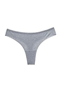 Intica - Stringi damskie minimalistyczne na co dzień Libora. Kolor: szary. Materiał: materiał