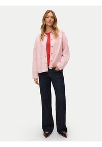Vero Moda Koszula jeansowa Jamie 10331693 Różowy Relaxed Fit. Kolor: różowy. Materiał: bawełna #4