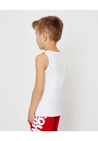 DSQUARED2 KIDS - Biały top z logo 4-16 lat. Kolor: biały. Materiał: materiał. Długość rękawa: na ramiączkach. Sezon: lato #6