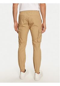 Calvin Klein Jeans Joggery J30J326438 Beżowy Skinny Fit. Kolor: beżowy. Materiał: bawełna #4