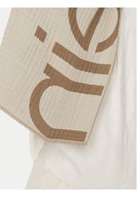 Calvin Klein Szal K60K612879 Beżowy. Kolor: beżowy. Materiał: materiał, bawełna #3