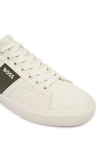 BOSS Sneakersy Aiden 50522833 Biały. Kolor: biały. Materiał: skóra #6