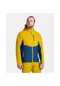 Męska kurtka outdooroowa Kilpi SONNA-M. Kolor: wielokolorowy, niebieski, żółty, pomarańczowy