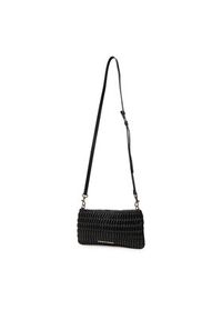 Calvin Klein Jeans Torebka Rouched Zip Top Bag LV04K3090G Czarny. Kolor: czarny. Materiał: skórzane #5