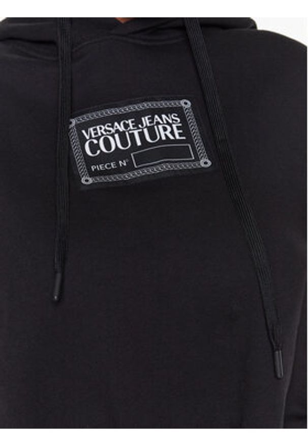 Versace Jeans Couture Bluza 73HAIT03vv Czarny Regular Fit. Typ kołnierza: kołnierzyk włoski. Kolor: czarny. Materiał: bawełna