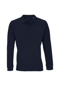SOL'S - Koszulka Polo Z Długim Rękawem Dla Dorosłych Unisex Planet. Okazja: na co dzień. Typ kołnierza: polo. Kolor: niebieski. Długość rękawa: długi rękaw. Długość: długie. Styl: casual