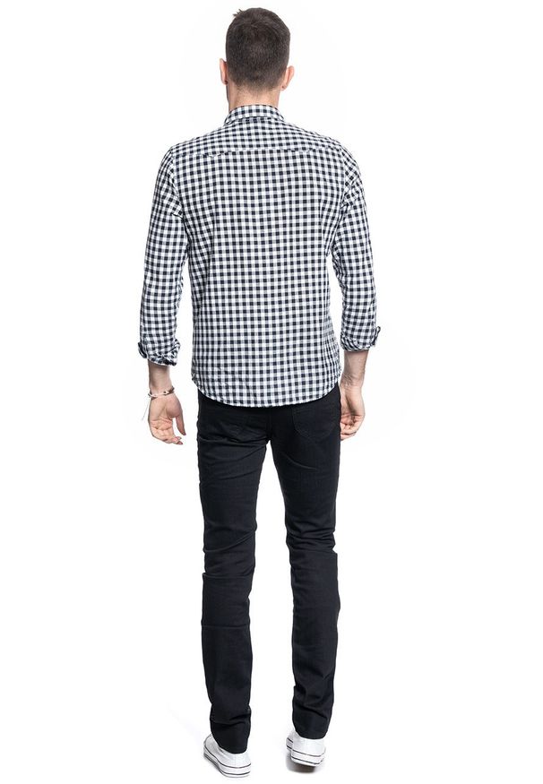 Lee - LEE SPODNIE MĘSKIE Rider BLACK RINSE L701YC47 112117819