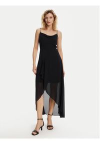 Morgan Sukienka koktajlowa 251-REMA Granatowy Slim Fit. Kolor: niebieski. Materiał: syntetyk. Styl: wizytowy #4