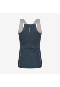 Head - Koszulka bez rękawów damska PADEL Tech Tank Top. Kolor: wielokolorowy, niebieski, szary. Materiał: jersey, materiał. Długość rękawa: bez rękawów