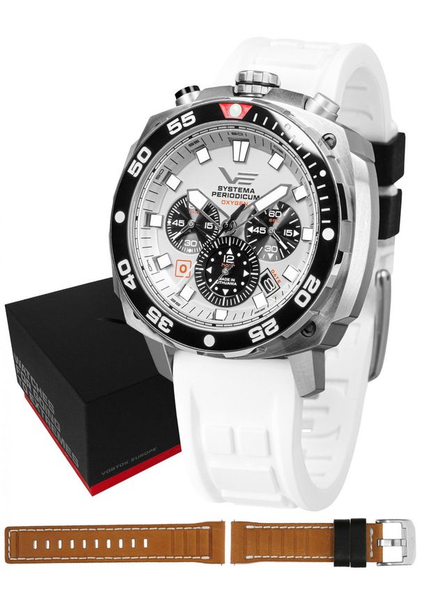 Zegarek męski Vostok Europe VK67-650A722SW czarny. Kolor: czarny