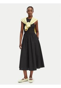 Tommy Jeans Sukienka letnia DW0DW22593 Czarny Regular Fit. Kolor: czarny. Materiał: bawełna. Sezon: lato #4