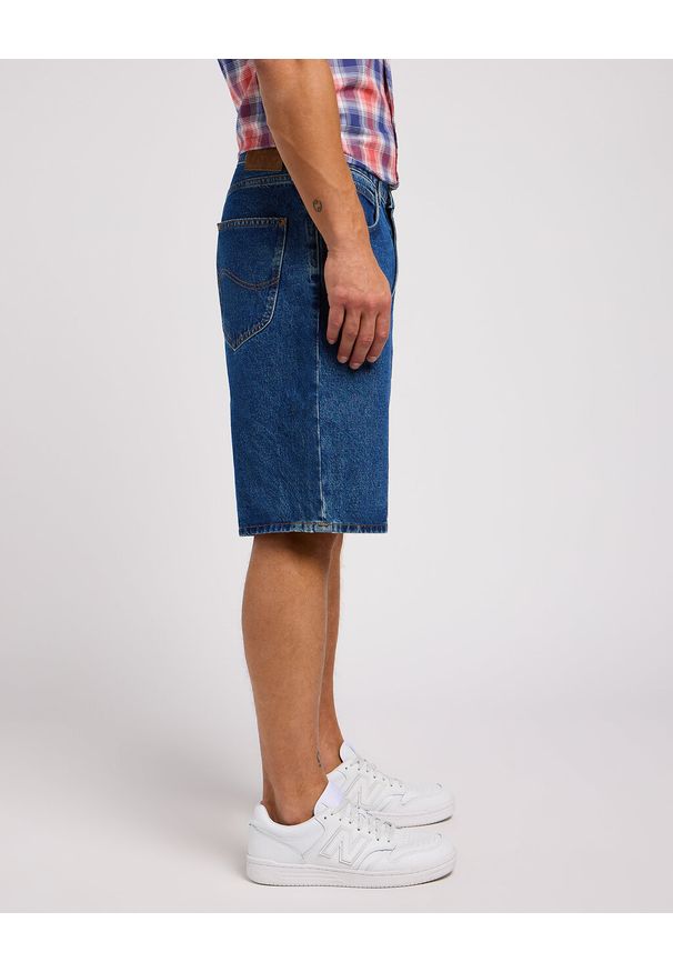 Lee - LEE MESKIE SPODNIE ASHER SHORT MID STONE WASH 112349331 L70U018040