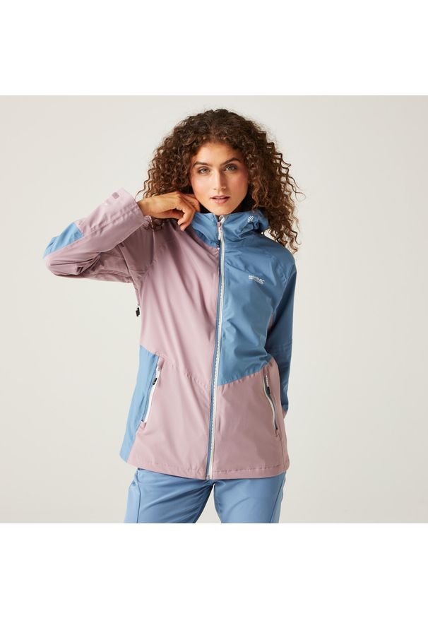 Regatta - Raddick II damska kurtka przeciwdeszczowa. Kolor: fioletowy. Materiał: materiał. Sport: turystyka piesza