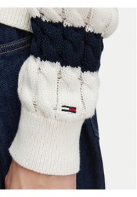 Tommy Jeans Sweter DW0DW22926 Granatowy Loose Fit. Kolor: niebieski. Materiał: bawełna #5