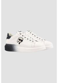 Karl Lagerfeld - KARL LAGERFELD Białe damskie sneakersy KAPRI Ombre NFT Lo Lace, Rozmiar 39. Kolor: biały. Materiał: materiał #5