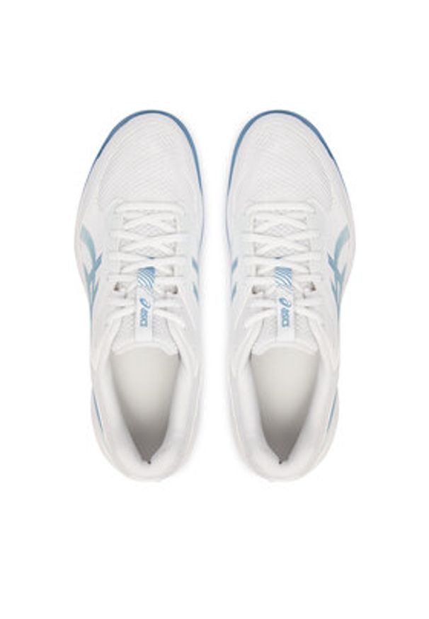 Asics Buty halowe Gel-Task 4 1071A103 Biały. Kolor: biały. Materiał: skóra