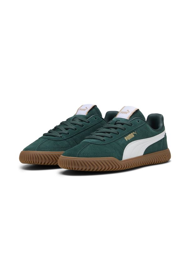 Puma - Sneakersy unisex PUMA Club Kayzer PUMA Green Terrain White. Kolor: zielony, biały, wielokolorowy. Sport: turystyka piesza