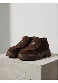 G-Star RAW - G-Star Raw Botki EO-ZEYNEP-70863-1 Brązowy. Kolor: brązowy. Materiał: zamsz, skóra #7