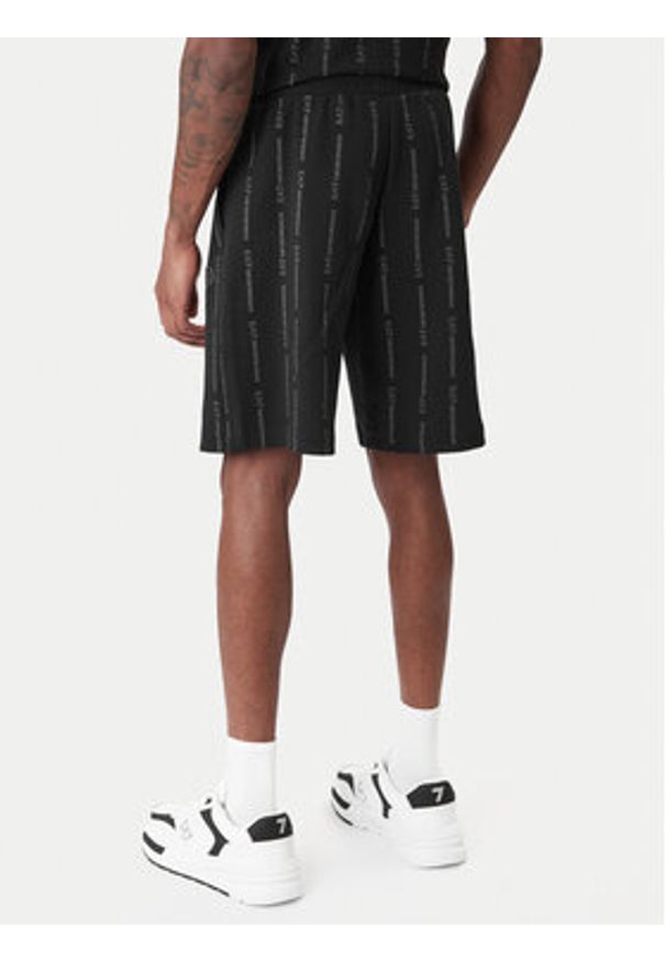 EA7 Emporio Armani Szorty sportowe 7M001393 AF12660 FC039 Czarny Regular Fit. Kolor: czarny. Materiał: bawełna. Styl: sportowy