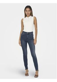 only - ONLY Jeansy Mila 15231285 Granatowy Skinny Fit. Kolor: niebieski