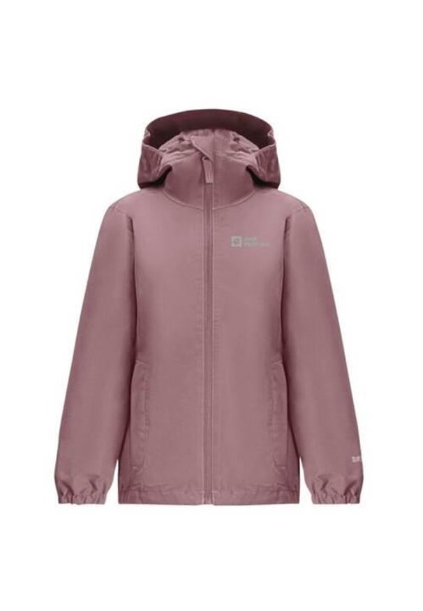 Kurtka uniwersalna dziewczęca Jack Wolfskin 16092622197. Typ kołnierza: kaptur. Kolor: różowy. Materiał: syntetyk