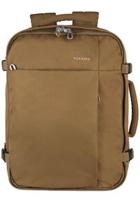 TUCANO - Plecak podróżny i na laptop 15,6" Tucano BKTUG-M-MC tanie linie lotnicze, piaskowy
