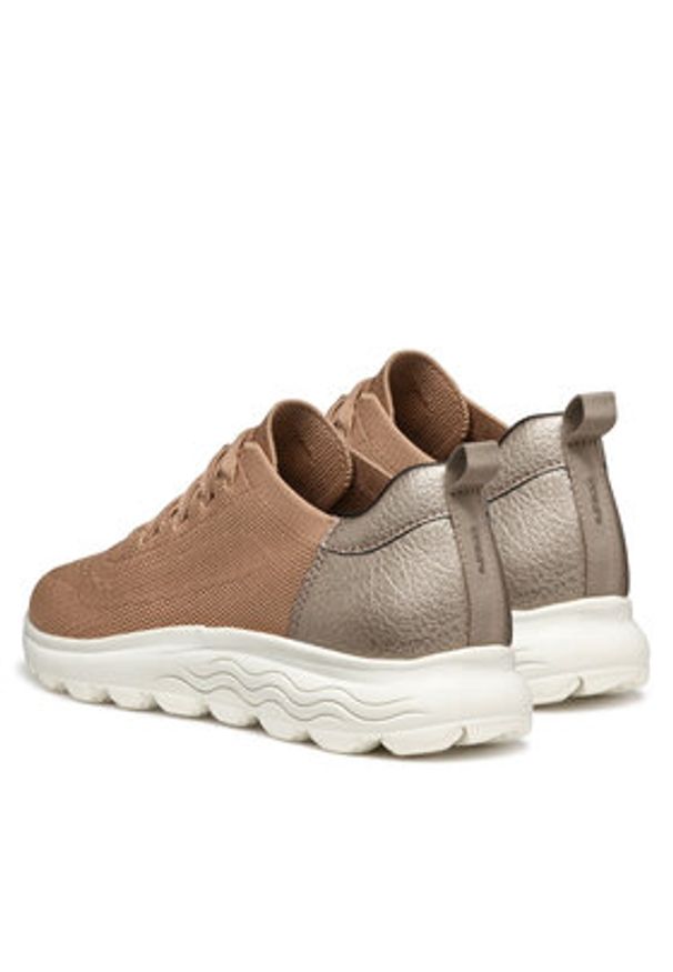 Geox Sneakersy D Spherica D55NUB 09T2N C5000 Brązowy. Kolor: brązowy. Materiał: materiał