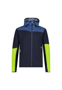 Kurtka męska hybrydowa męska CMP 33L6607. Kolor: niebieski. Materiał: softshell. Sport: turystyka piesza #1