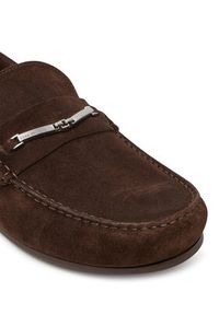 Calvin Klein Mokasyny Driver W/ Ny Bit Sue HM0HM01759 Brązowy. Kolor: brązowy. Materiał: skóra, zamsz
