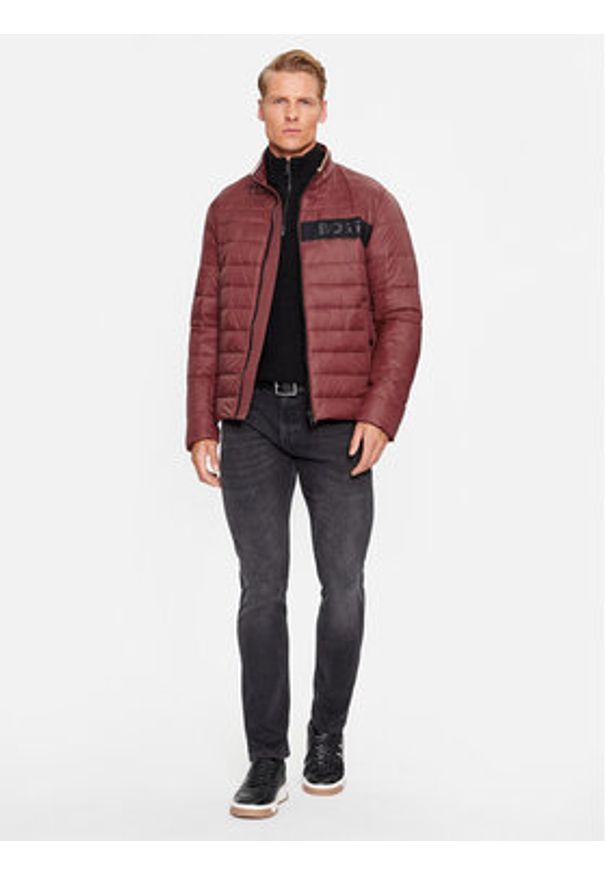 BOSS Kurtka przejściowa Darolus 50464308 Czerwony Regular Fit. Kolor: czerwony. Materiał: syntetyk