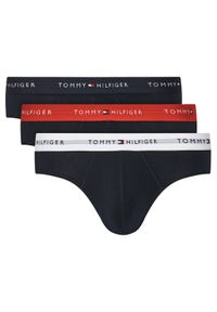 TOMMY HILFIGER - Tommy Hilfiger Komplet 3 par slipów UM0UM03471 Czarny. Kolor: czarny. Materiał: bawełna