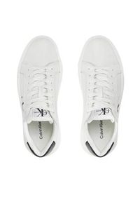 Calvin Klein Jeans Sneakersy Chunky Cupsole Laceup Mon Lth Wn YW0YW00823 Biały. Kolor: biały #3