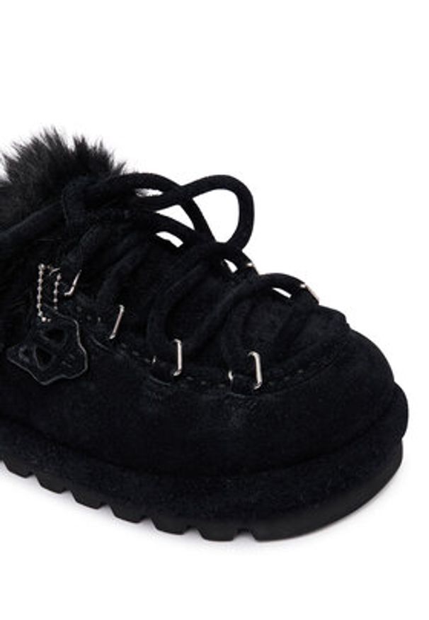 Naked Wolfe Śniegowce HARLOW Czarny. Kolor: czarny. Materiał: zamsz, skóra