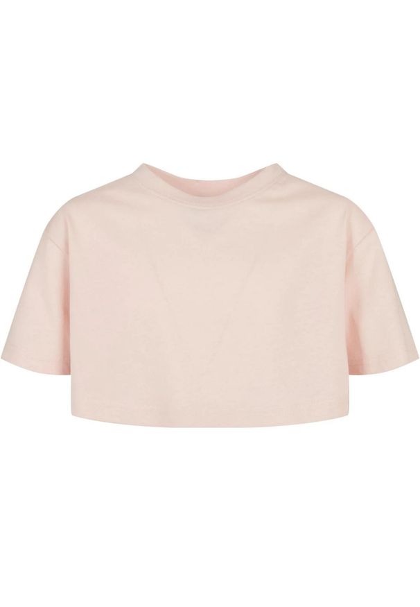 Urban Classics - Krótka Koszulka Dziewczęca Kimono. Kolor: różowy. Długość: krótkie. Sport: turystyka piesza