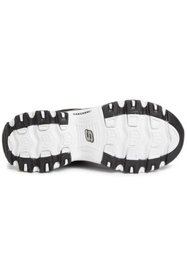 skechers - Skechers Sneakersy D'lites 52675/BKW Czarny. Kolor: czarny. Materiał: syntetyk, skóra