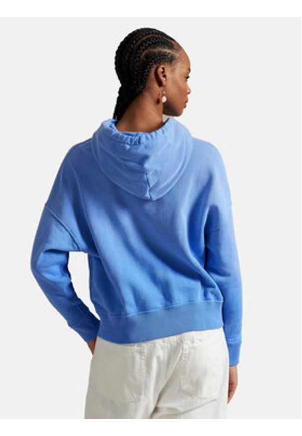 Polo Ralph Lauren Bluza 211965110001 Niebieski Relaxed Fit. Typ kołnierza: polo. Kolor: niebieski. Materiał: bawełna