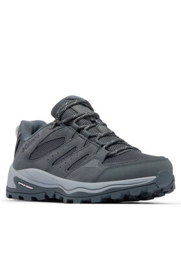 columbia - Columbia Trekkingi Redmond IV Low Waterproof 2128741 Szary. Kolor: szary. Materiał: skóra, zamsz