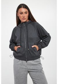 Bluza damska z kapturem PESERICO. Typ kołnierza: kaptur #1