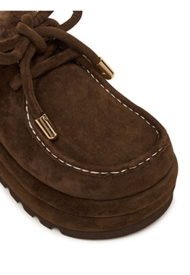 Naked Wolfe Kapcie Blizzard Brązowy. Kolor: brązowy. Materiał: wełna, materiał