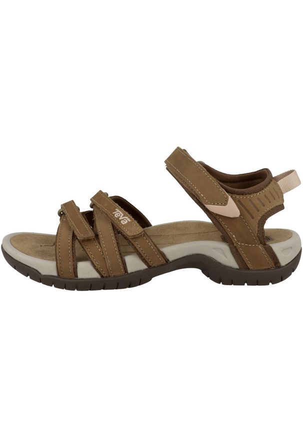 Buty do chodzenia damskie Teva Hybr Tirra. Kolor: brązowy. Materiał: materiał, skóra. Sport: turystyka piesza