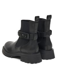 Pepe Jeans Botki Stacy Glow W PLS500026 Czarny. Kolor: czarny. Materiał: skóra