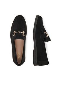 DeeZee Loafersy 13-1120-3 Czarny. Kolor: czarny. Materiał: materiał