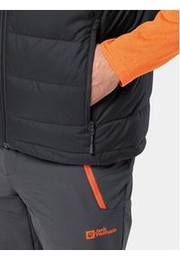 Jack Wolfskin Kamizelka Ather Down Vest 1207691 Czarny Regular Fit. Kolor: czarny. Materiał: syntetyk #2