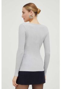 Guess longsleeve damski kolor szary. Kolor: szary. Długość rękawa: długi rękaw #3