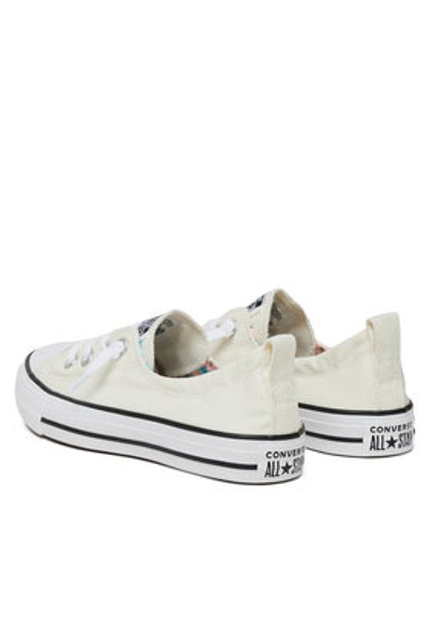 Converse Trampki Chuck Taylor All Star Shoreline Mini Flowers A14970C Écru. Materiał: materiał