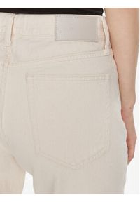 Calvin Klein Jeansy Mid Rise Relax Bootcut Ecru K20K206308 Biały Slim Fit. Kolor: biały #2