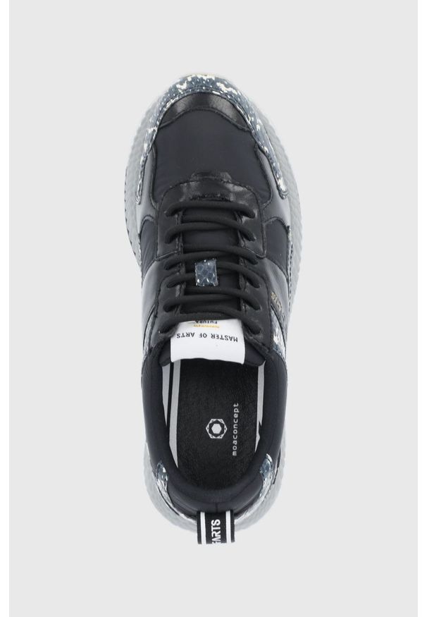 MOA Concept - Buty. Zapięcie: sznurówki. Kolor: czarny. Materiał: skóra, guma