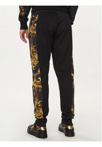 Versace Jeans Couture Spodnie dresowe 76GAA3C0 Czarny Regular Fit. Kolor: czarny. Materiał: bawełna