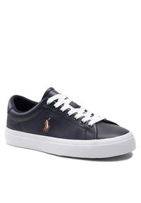 Polo Ralph Lauren Sneakersy Longwood 816861060001 Granatowy. Kolor: niebieski. Materiał: skóra